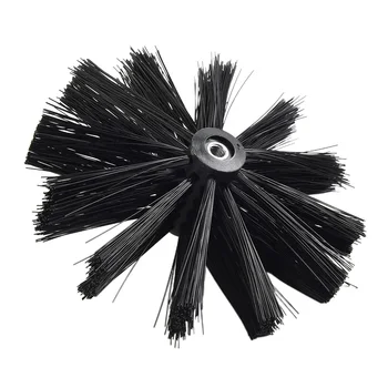 1 adet 100mm / 150mm M8 Siyah Naylon Fırça Baca pamuk tiftiği temizleyici Kurutma Havalandırma Temizleme Fırçası Ev Gereçleri Temizleme Araçları