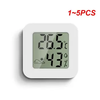 1 ~ 5 ADET Mini LCD Dijital Termometre Higrometre Elektronik Nem Sıcaklık Ölçüm Hava Konfor Göstergesi Termometre