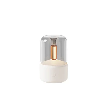 120ML Mum ışığı Aroma Difüzör USB Ev Hava Nemlendirici Serin Mist Maker Sisleyici uçucu yağlar LED Gece Lambası Bir