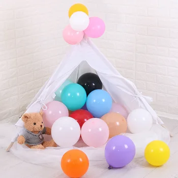 2.8 g 10 adet Lateks Helyum Doğum Günü Balon Düğün Noel Dekorasyon Parti Balon Kalınlaşma Topu çocuk Oyuncak
