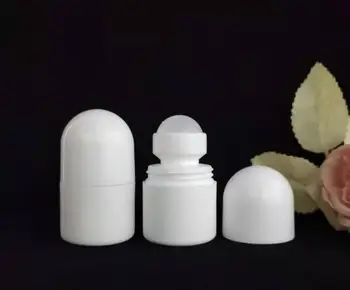 30 ml plastik şişeler üzerinde rulo beyaz boş silindir şişe 30cc Rol-on topu şişe Deodorant parfüm losyon ışık konteyner SN898
