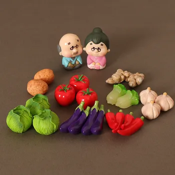 8 Adet / takım Mini Simülasyon Köpük Meyve Ve Sebze Yapay Mutfak Oyuncaklar Çocuklar İçin Oyuncak Oyna Pretend Dollhouse Aksesuarları