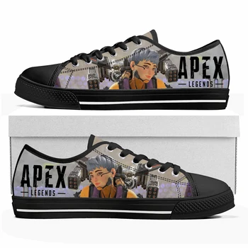 Apex Legends Valkyrie Düşük Üst Sneakers Karikatür Oyunu Bayan Erkek Genç yüksek kaliteli ayakkabılar Rahat Terzi Kanvas Sneaker