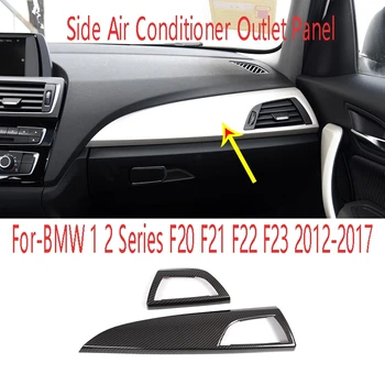 Araba Dashboard Yan Klima Çıkış Paneli Kapak Çıkartmalar Aksesuarları-BMW 1 2 Serisi F20 F21 F22 F23 2012-2017
