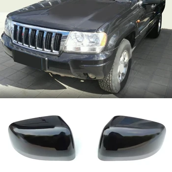 Araba Geri Ayna Durumda yan görüş aynası Kapağı Dikiz Aynası Kapağı Jeep Grand Cherokee 2011-2020 için