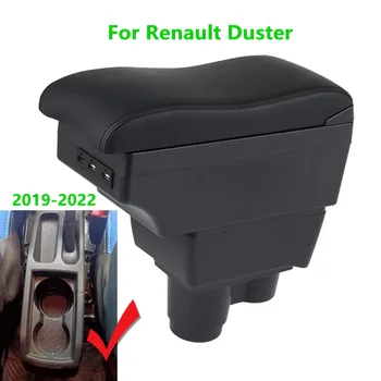 Araba Kol Dayama Kutusu renault Duster Dacia Duster 2019 2020 2021 2022 2023 Kol Dayama Güçlendirme çekmeceli saklama dolabı Kutusu Çift Katmanlı Usb