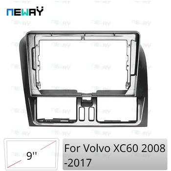 Araba Radyo Fasya Volvo XC60 2008-2017 DVD Stereo Çerçeve Plaka Adaptörü Montaj Dash Kurulum Çerçeve Trim Kiti