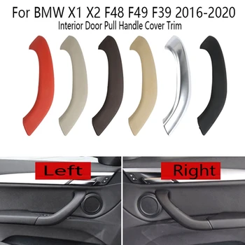 Araba Sol Sağ İç Kapı çekme kolu Kol Dayama Kapağı Trim-BMW X1 X2 F48 F49 F39 2016-2020 51417417513