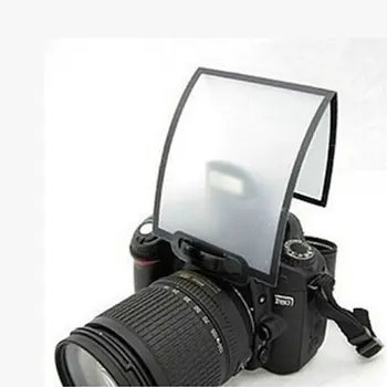 Beyaz Güzel Aksesuarlar Dayanıklı Profesyonel Pratik Yumuşak Ekran Flaş Difüzör Canon Nikon Pentax DSLR Kamera Olympus