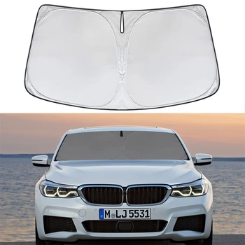 BMW 5 Serisi 2012-2022 için araç ön camı Güneşlik Kapakları Siperliği Ön Cam Güneş Koruyucu UV Işınları Koruma Güneşlik Aksesuarları
