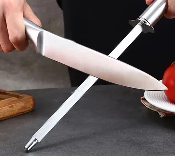 Ermakova-paslanmaz çelik bıçak bileyici, 12 inç, mutfak Bileme, karbon çeliği, dayanıklı