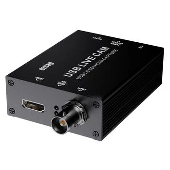 ezcap327 USB Canlı Kamera HDMI SDI Video C Tipi UVC Video Yakalama Kayıt Canlı Akış Max 4K HDMI 1080p60 SDI Yakalama Cihazı