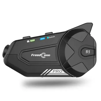 Freedconn R1 Pro 2k Kamera Motosiklet Kaskı Bluetooth İnterkom Kulaklık