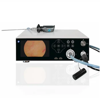 Full HD Endoskopi Ünitesi Endoskop Kamera sistemi Optik ışık kaynağı ile KBB Ürolojisi için Laparoskopik cerrahi