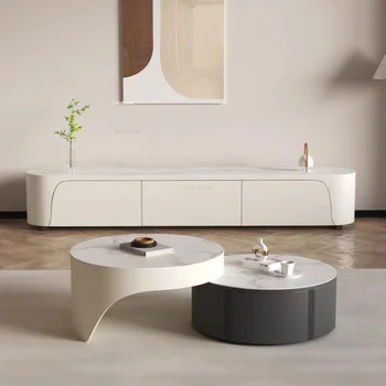 Işık lüks kaya döşeme TV Standları İskandinav Modern depolama oturma odası yaratıcı Sehpa TV Dolabı oturma Odası mobilya ev