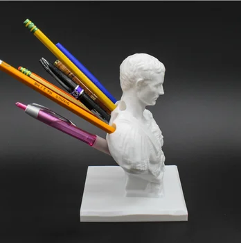 Julius Sezar Masası kalemlik, Bitki Bazlı PLA Plastik, Yaratıcı mobilya dekorasyonu doğum günü hediyesi, Ofis Okul Malzemeleri