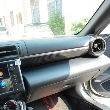Karbon Fiber İç Araba Copilotu Koltuk Ön Pano 2022 Toyota GR86 Subaru BRZ Otomotiv İç Parçaları özel montaj