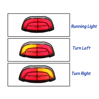 LED Arka Stop Lambası Kuyruk İşık Fren Dönüş Sinyalleri İşık HONDA CB650R CBR650R CB300R CBR 650R CB 300R CB150R Duman
