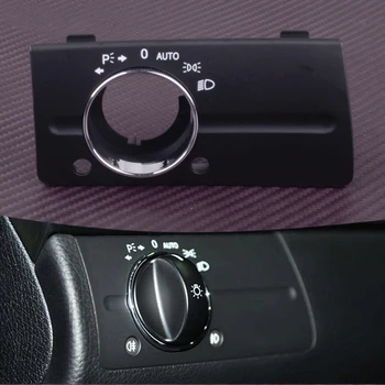 LHD Araba İç Far Anahtarı Düğmesi Paneli Kapak 21154507049116 Fit Mercedes Benz E Sınıfı için W211 2003-2008 Siyah Plastik