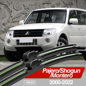 Mitsubishi Pajero Shogun Montero 2000-2022 ön cam sileceği Bıçakları 2 adet Ön Cam Pencere Aksesuarları 2008 2015 2019