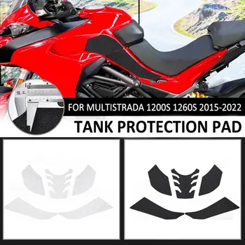 Motosiklet Anti Kayma Akaryakıt Tankı Pad Yan Diz Kavrama Çıkartması Koruyucu Sticker Pedleri Ducati Multistrada 1200S 1260S 2018-2022