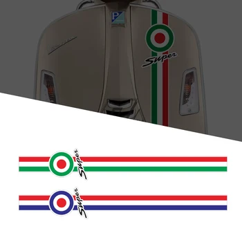 Motosiklet Ön Çıkartması için Piaggio Vespa LXV GTS 150 250 300 Süper Spor Yansıtıcı Etiket
