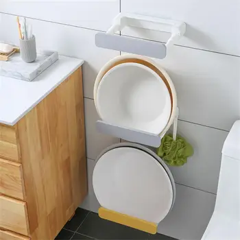 Mutfak Geri Çekilebilir Lavabo Rafı Punch - ücretsiz Tuvalet Depolama Rafı Banyo Lavabo Rafı Çok Fonksiyonlu Askı Organizasyonu