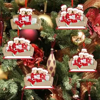 Noel Ağacı Süsleme Sevimli Noel Ağacı Asılı Yaratıcılık Parti Malzemeleri Noel Kolye Adı Ve Bereket Dayanıklı
