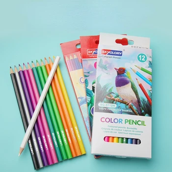 Okul için kalem Renkler Ücretsiz Kargo Çizim Kalemleri çizmek için Profesyoneller çocuk renkli kurşun kalem Seti Renkli İşaretleyiciler Renk