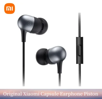 Orijinal Xiaomi Kapsül Kulaklık Piston Taze sürüm Kulaklık 3.5 mm Standart fiş Kulaklık HD Mic Kablolu kulaklık