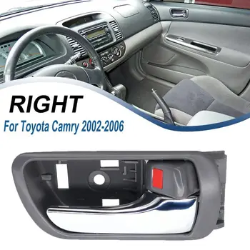 Otomatik Takım Sağ Yan Araba Aksesuarları Kolu Çekin Araba iç kol İç kapı pervazı Kapak Toyota Camry 2002-2006 İçin