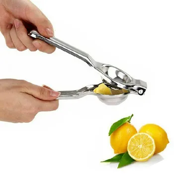 Paslanmaz Çelik Limon Sıkacağı şişe açacağı 20.5*6.7 cm Kireç Sıkacağı Klip Meyve Portakal Narenciye Manuel Bar Mobilya Aracı