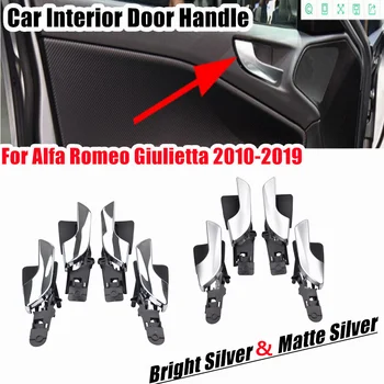 Sol / Sağ İç Kapı Kolları ABS Araba İç Kapı Kolları Alfa Romeo Giulietta 2012-2018 İçin 156092167 Araba Aksesuarları