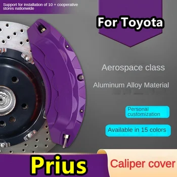 Toyota Prius için Alüminyum Araba Fren Kaliper Kapağı Fit 1.5 L 1.8 L 2005 2006 2012