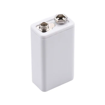 USB 9V şarj edilebilir pil şarj cihazı 6F22 Lityum Pil Tipi-c 800mAh/1200mAh şarj edilebilir pil kiti aletleri