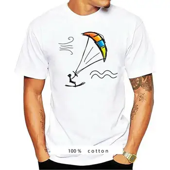 Uçurtma Sörfü Kiteboard Üst Streetwear Pamuk Artı Boyutu 4XL 5XL 6XL Erkek T Shirt erkek t-shirtü Artı Boyutu 4XL 6XL Grubu Tee