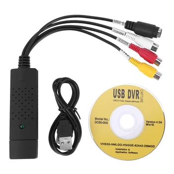 Video Ses VHS VCR USB Video Yakalama Kartı DVD Dönüştürücü Yakalama Kartı Adaptörü