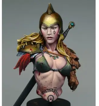 Yeni Demonte 1/10 antik Kadın kız büstü kılıç Reçine Kiti DIY şekil Boyasız reçine modeli