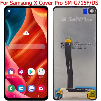 Yeni Samsung X Kapak Pro SM-G715FN G715A G715F G715U LCD Ekran Dokunmatik Ekran Digitizer Paneli Meclisi Parçaları