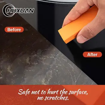 Yeniden kullanılabilir Paslanmaz Çelik Leke Temizleme Silgi Mutfak Dent Temizleyici Leke Çıkarıcı Kauçuk Ev Mutfak Temizleme Araçları