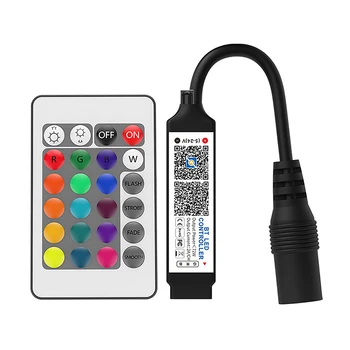Yenilikçi Mini Bluetooth Uyumlu Denetleyici led ışık şeridi Zaman Anahtarı Çoklu Müzik Modu RGB Akıllı APP Kontrolü