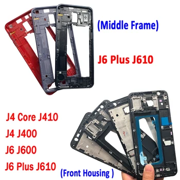 YENİ Orta Çerçeve J6 Artı ön kapak LCD Çerçeve Çerçeve Plaka Yedek parça Samsung J4 Çekirdek / J4 Artı / J4 J400