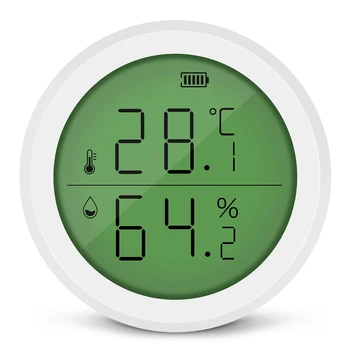 Zigbee 3.0 Kablosuz Sıcaklık Sensörü Tuya ve Akıllı Yaşam App Kontrol Sıcaklık ve Nem Sensörü